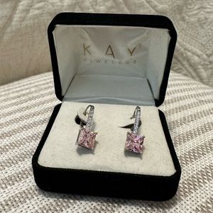 Kay Jewelers Pink Diamond Earrings